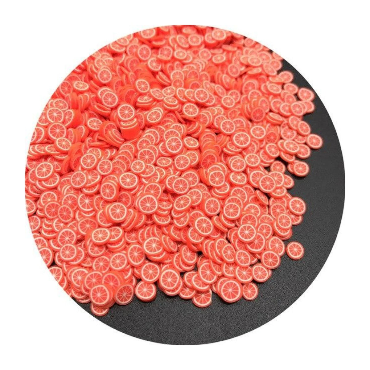 1000Pcs 3-6Mm Mixed Fruit Animal Clay Beads Decoration Crafts Scrapbook Nail Art - Tube Cuts