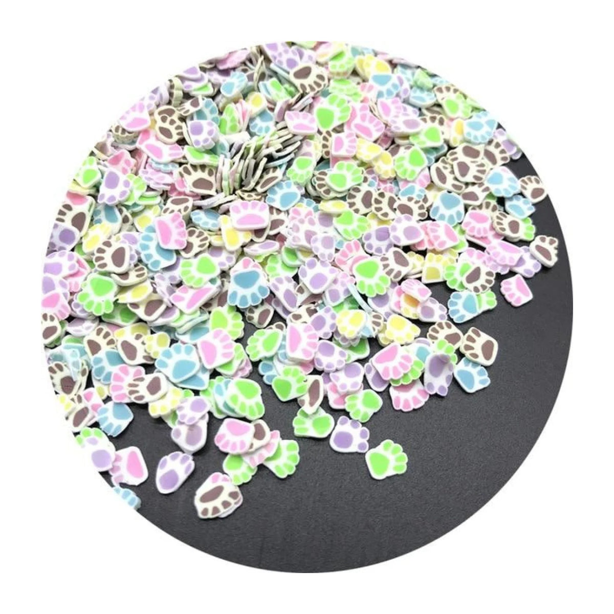 1000Pcs 3-6Mm Mixed Fruit Animal Clay Beads Decoration Crafts Scrapbook Nail Art - Tube Cuts