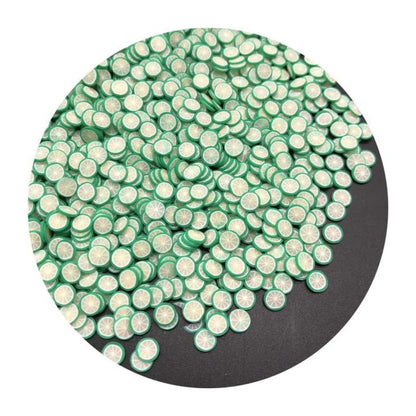 1000Pcs 3-6Mm Mixed Fruit Animal Clay Beads Decoration Crafts Scrapbook Nail Art - Tube Cuts
