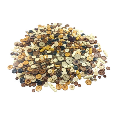 1000pcs Button Clothing Buttons Wood or Resin Scrapbooking Crafts Mixed Sets