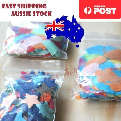 1000pcs Confetti Circles Paper Wedding Valentines 25mm Multicolour Pink Green Red - Asia Sell
