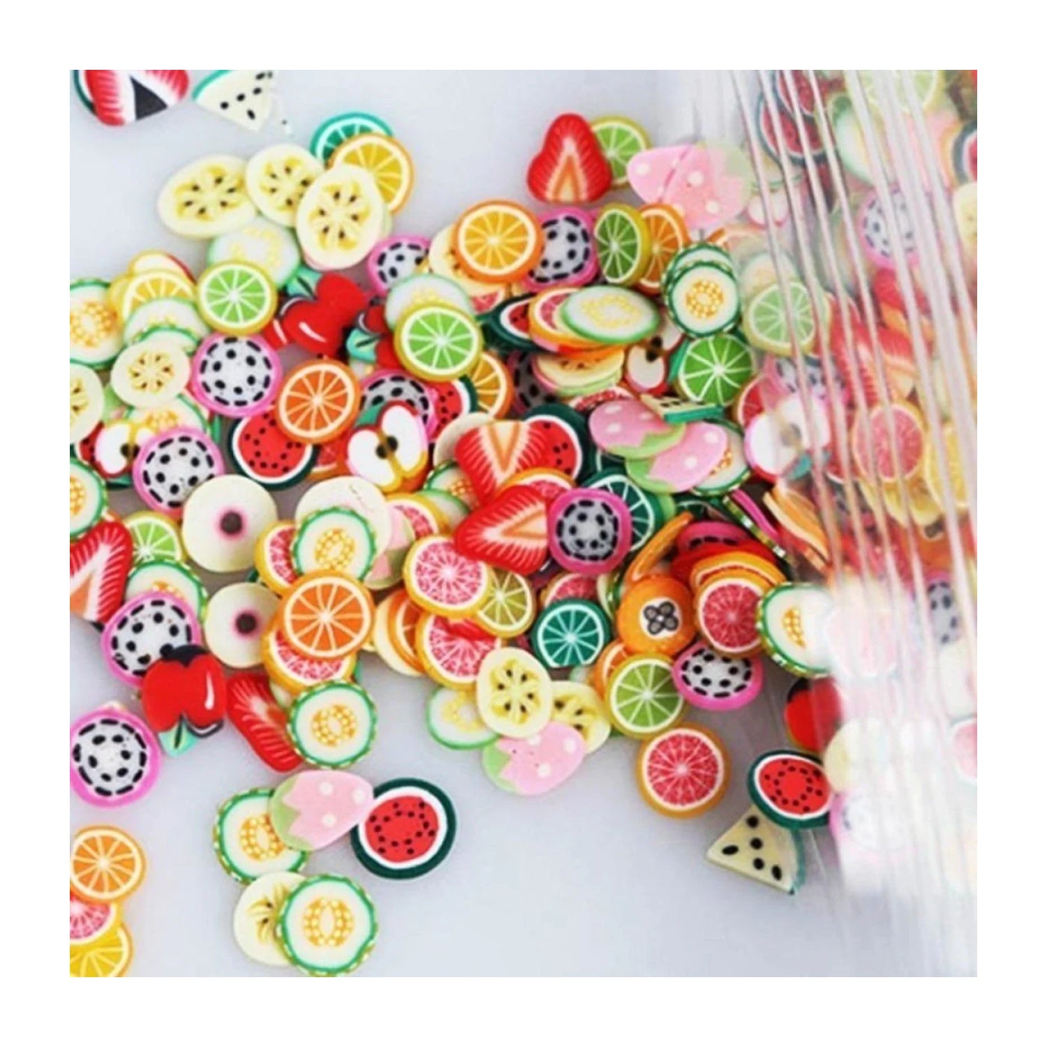 1000pcs Fruit Slice Nail Art Slices Charms 10g Decorations - Bananas - Asia Sell