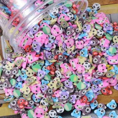1000pcs Fruit Slice Nail Art Slices Charms 10g Decorations - Bears - - Asia Sell
