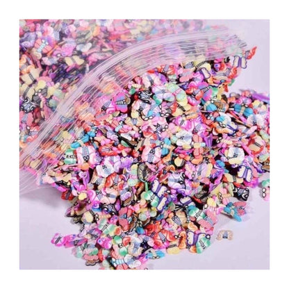 1000pcs Fruit Slice Nail Art Slices Charms 10g Decorations - Butterflies - Asia Sell
