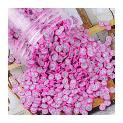 1000pcs Fruit Slice Nail Art Slices Charms 10g Decorations - Dragonfruit - Asia Sell