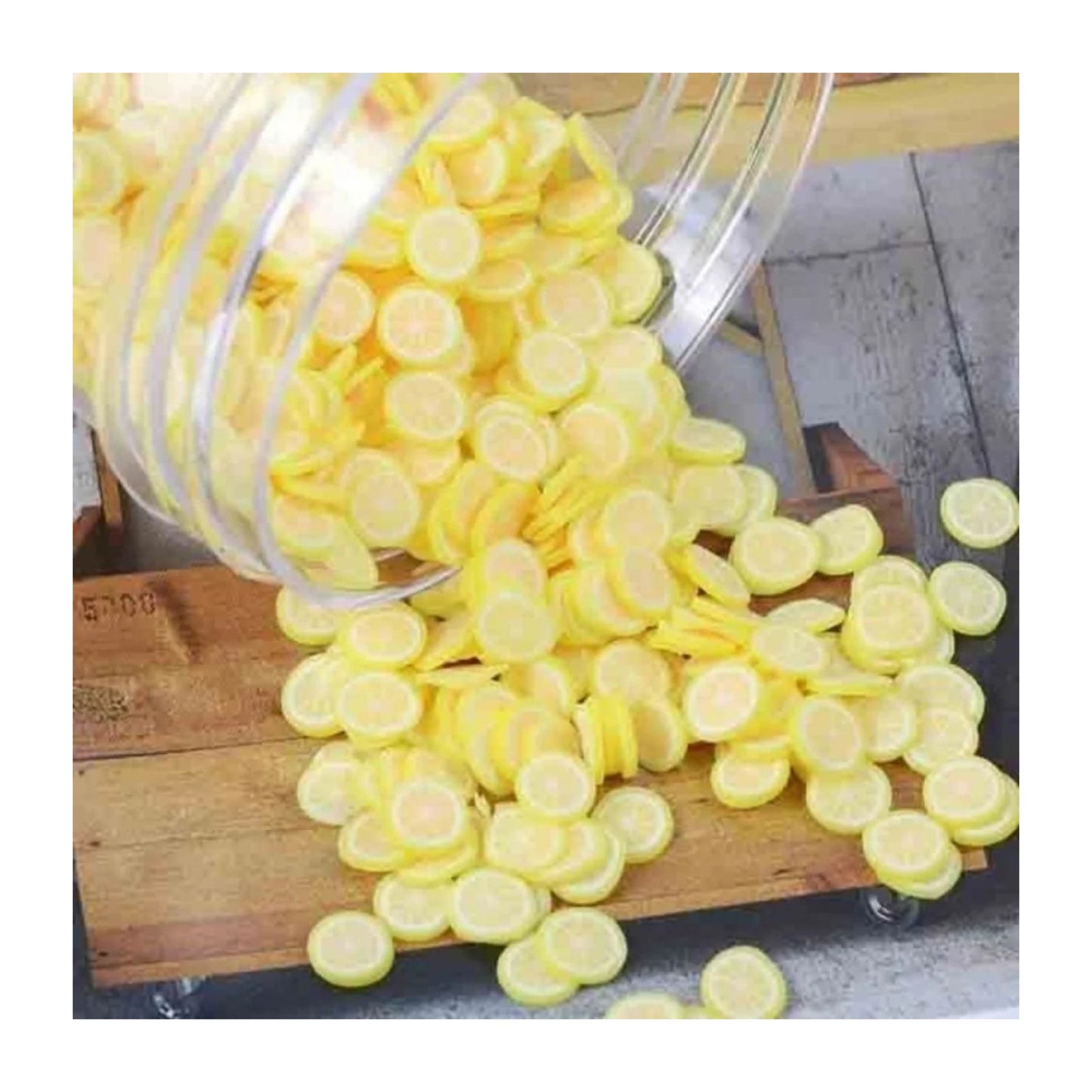1000pcs Fruit Slice Nail Art Slices Charms 10g Decorations - Lemons - Asia Sell