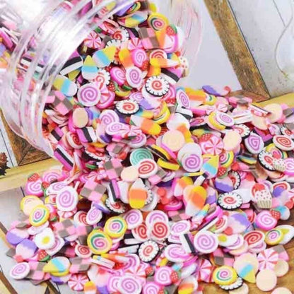 1000pcs Fruit Slice Nail Art Slices Charms 10g Decorations - Lollipops - - Asia Sell