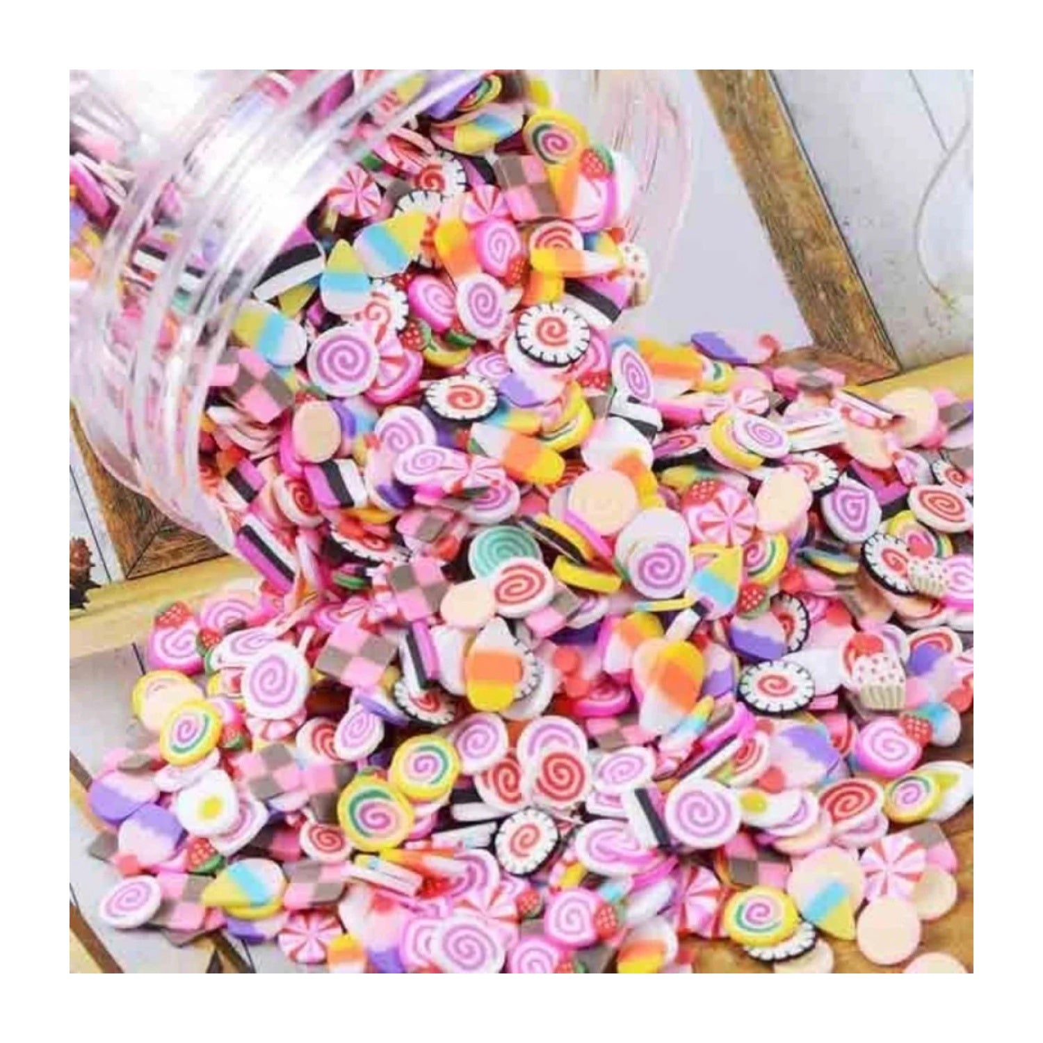 1000pcs Fruit Slice Nail Art Slices Charms 10g Decorations - Lollipops - Asia Sell