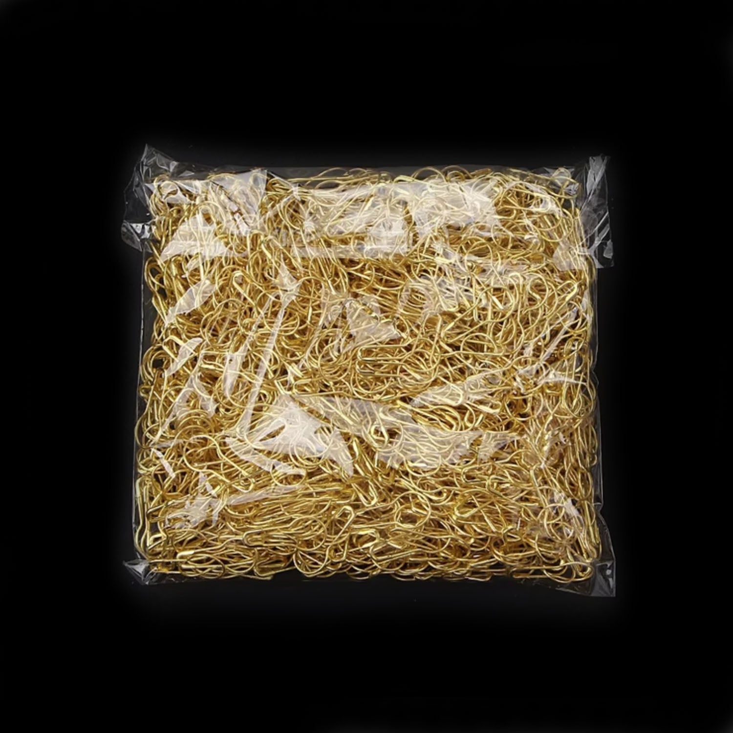 1000pcs Gourd Shape Safety Pins Metal Clips Gourd Pins Knitting Cross Stitch Marker Tag Pins Clips for DIY Clothing Kits | Gold | Asia Sell