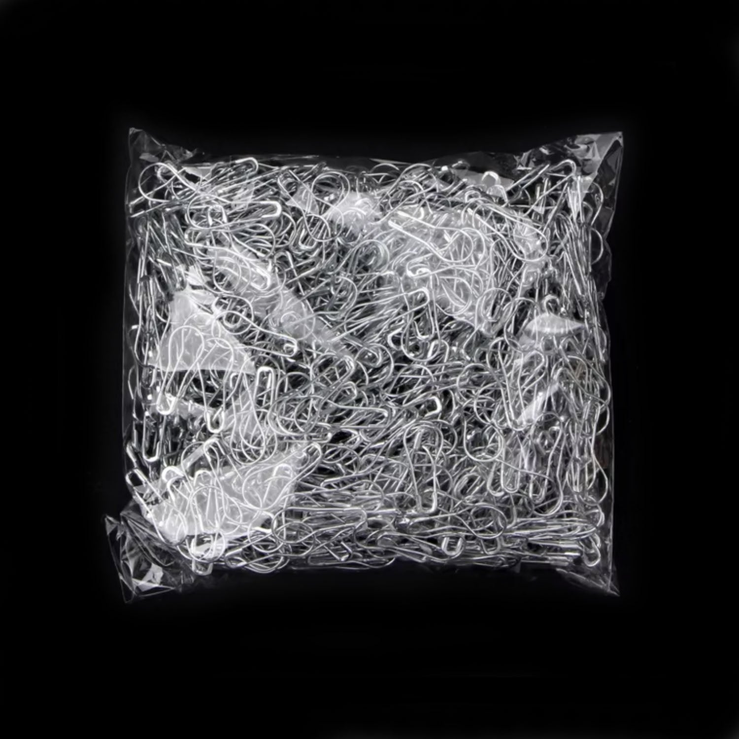 1000pcs Gourd Shape Safety Pins Metal Clips Gourd Pins Knitting Cross Stitch Marker Tag Pins Clips for DIY Clothing Kits | Silver | Asia Sell