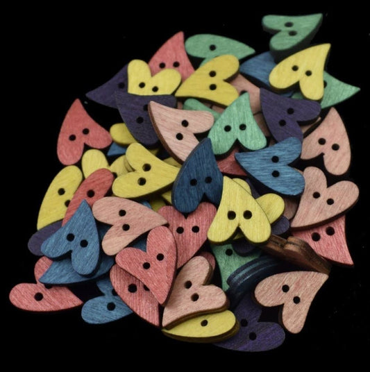 100/200/300/400pcs Wooden Buttons for Crafts Wedding Decoration Clothing Sewing Wood Button 21x15mm - 100pcs - Asia Sell