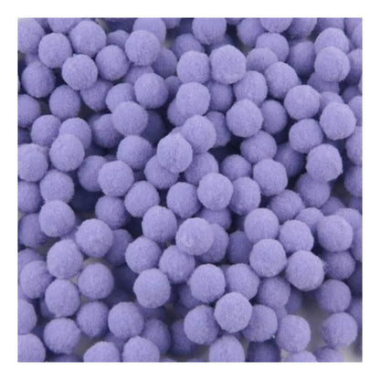 100g Pompoms 10mm Soft Fluffy Plush Balls Crafts Toys DIY Christmas Mixed - Aqua - Asia Sell