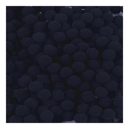 100g Pompoms 10mm Soft Fluffy Plush Balls Crafts Toys DIY Christmas Mixed - Black - Asia Sell