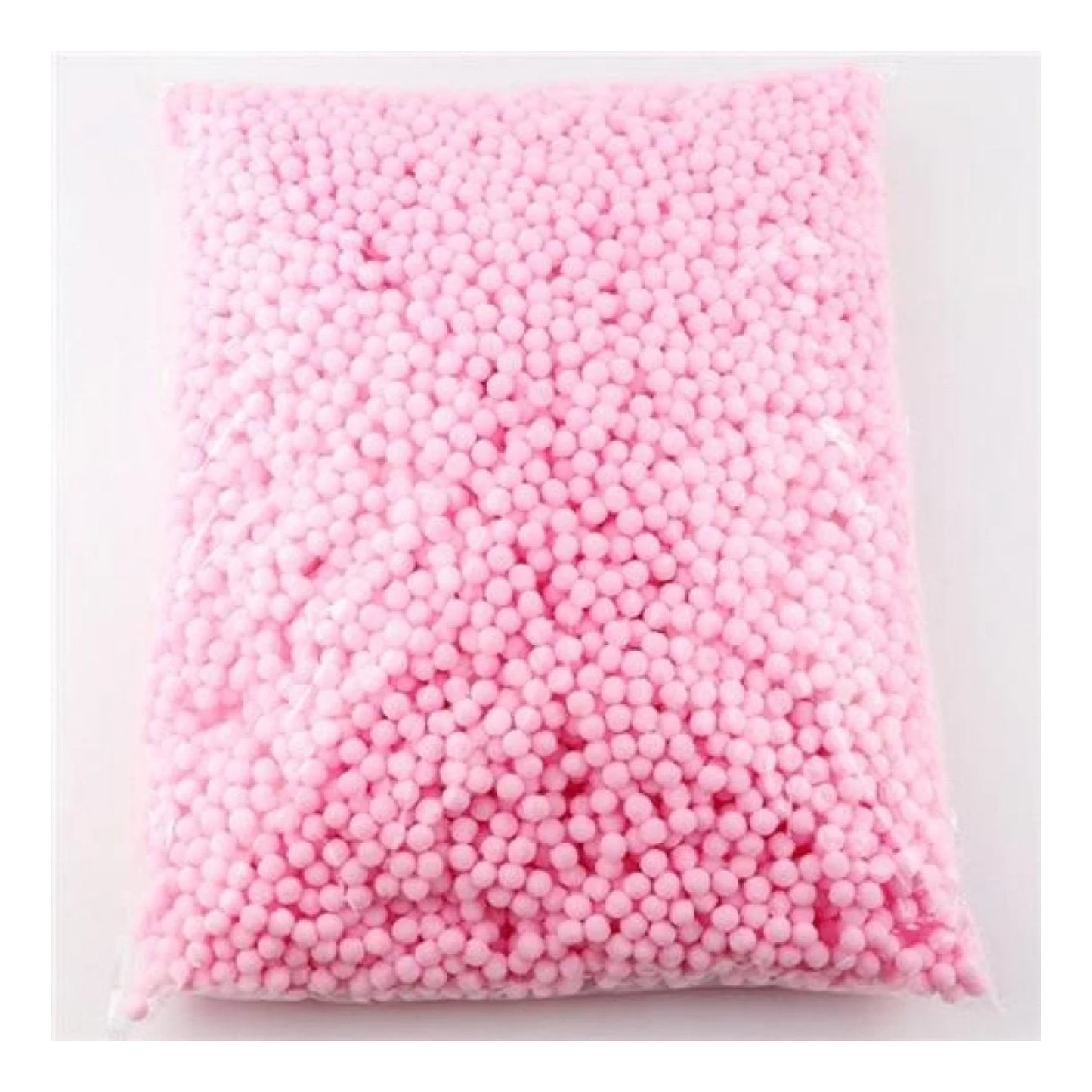 100g Pompoms 10mm Soft Fluffy Plush Balls Crafts Toys DIY Christmas Mixed - Light Pink - Asia Sell