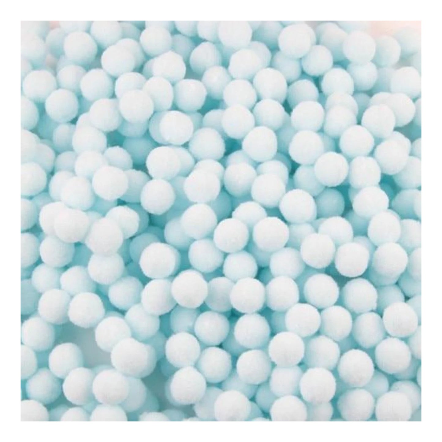 100g Pompoms 10mm Soft Fluffy Plush Balls Crafts Toys DIY Christmas Mixed - Red Orange - Asia Sell