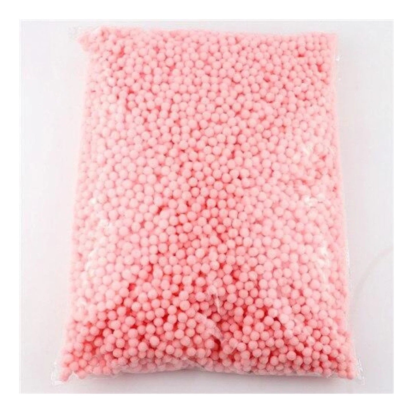 100g Pompoms 10mm Soft Fluffy Plush Balls Crafts Toys DIY Christmas Mixed - White - Asia Sell