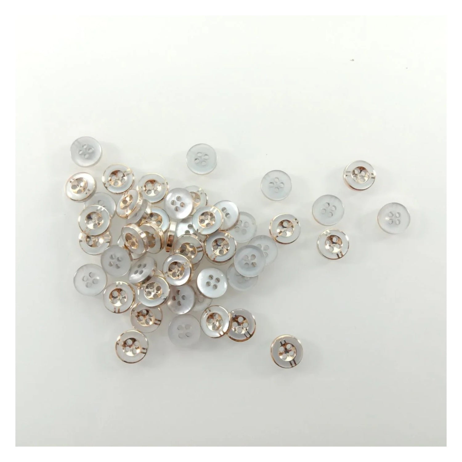 100pcs 11mm 4 Holes Resin Buttons Shirt Apparel Sewing Accessories DIY Crafts - - Asia Sell