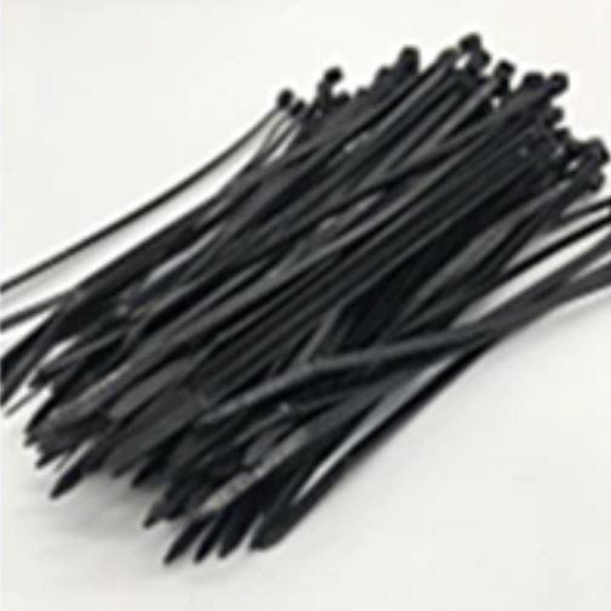 100pcs 250mm Black White Self locking Nylon Cable Zip Ties Plastic Cable Zip Tie Tool - Black - - Asia Sell