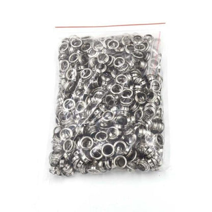 100pcs 2mm 3mm 3.5mm 4mm 4.5mm 5mm 6mm 8mm Eyelets Rivets Metal Buttonholes Buckle Clothing Buttons Bronze Chrome Gold Silver Grey Gun Metal Craft - 1.5mm Silver - - Asia Sell