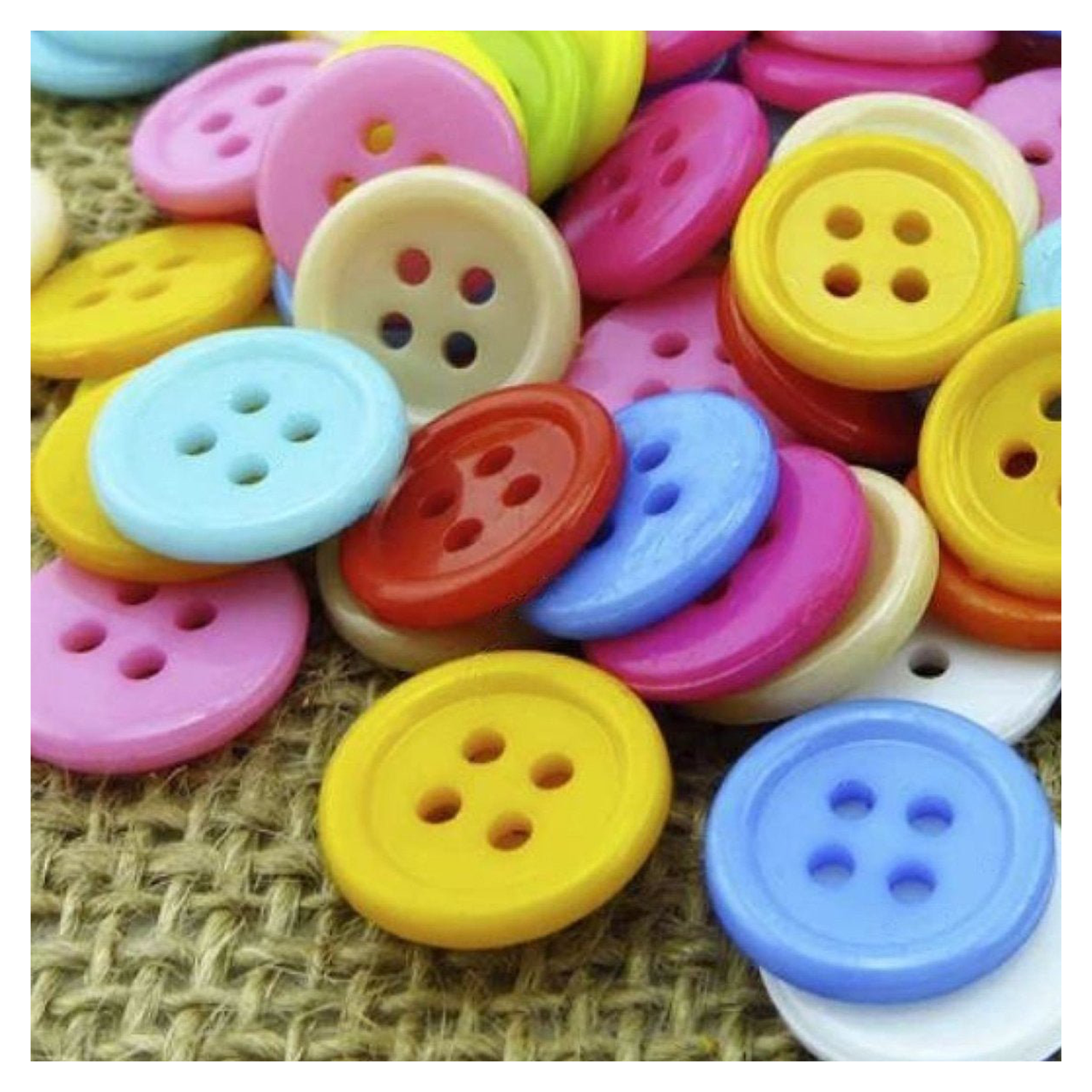 100pcs-button-mixed-sets-resin-clothing-scrapbooking-crafts-raised-edge-125mm-asia-sell