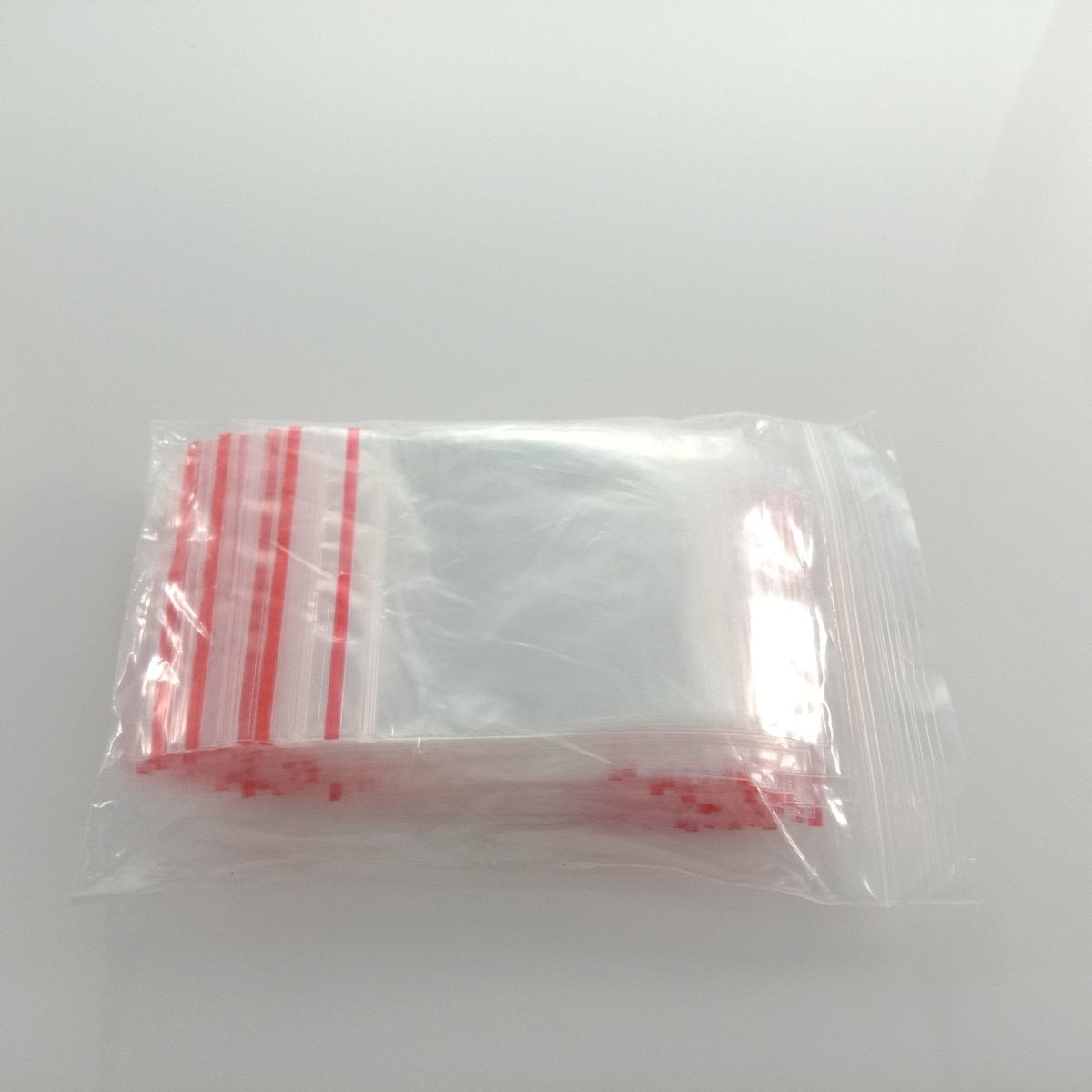 100pcs Clipseal Satchels 5x7cm Small Plastic Zip Bags Thin - - Asia Sell