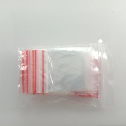 100pcs Clipseal Satchels 5x7cm Small Plastic Zip Bags Thin - - Asia Sell