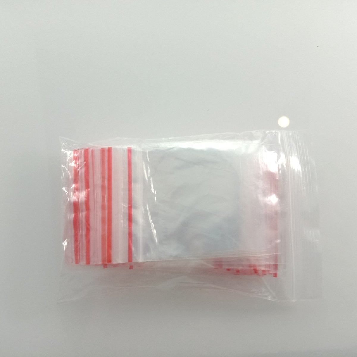 100pcs Clipseal Satchels 5x7cm Small Plastic Zip Bags Thin - - Asia Sell