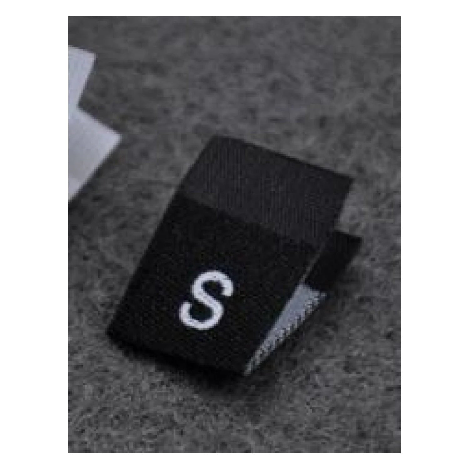 100pcs Clothing Size Label Tags XS S M L XL 2XL 3XL 4XL Black Text White Garment Clothes T Shirt Dress Fabric - S Black - Asia Sell