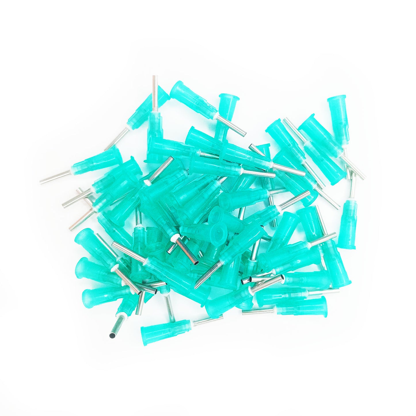 100x Dispensing Needle Tips S/S Glue Dispenser Needles 0.5" Tubing Length - 14G - Asia Sell