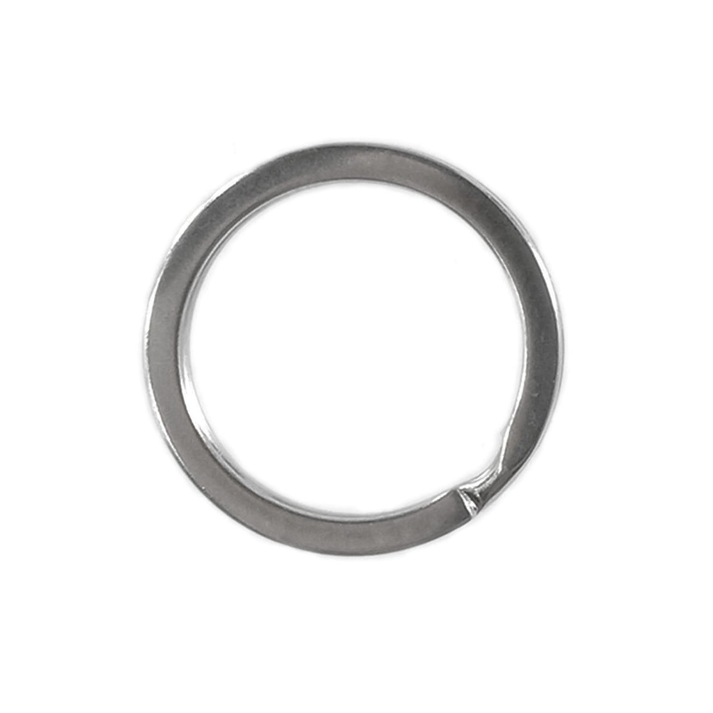 100pcs 25mm 30mm 32mm 35mm Flat Metal Key Ring Holder Split Rings Keyring - Asia Sell