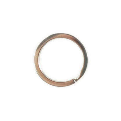 100pcs 25mm 30mm 32mm 35mm Flat Metal Key Ring Holder Split Rings Keyring