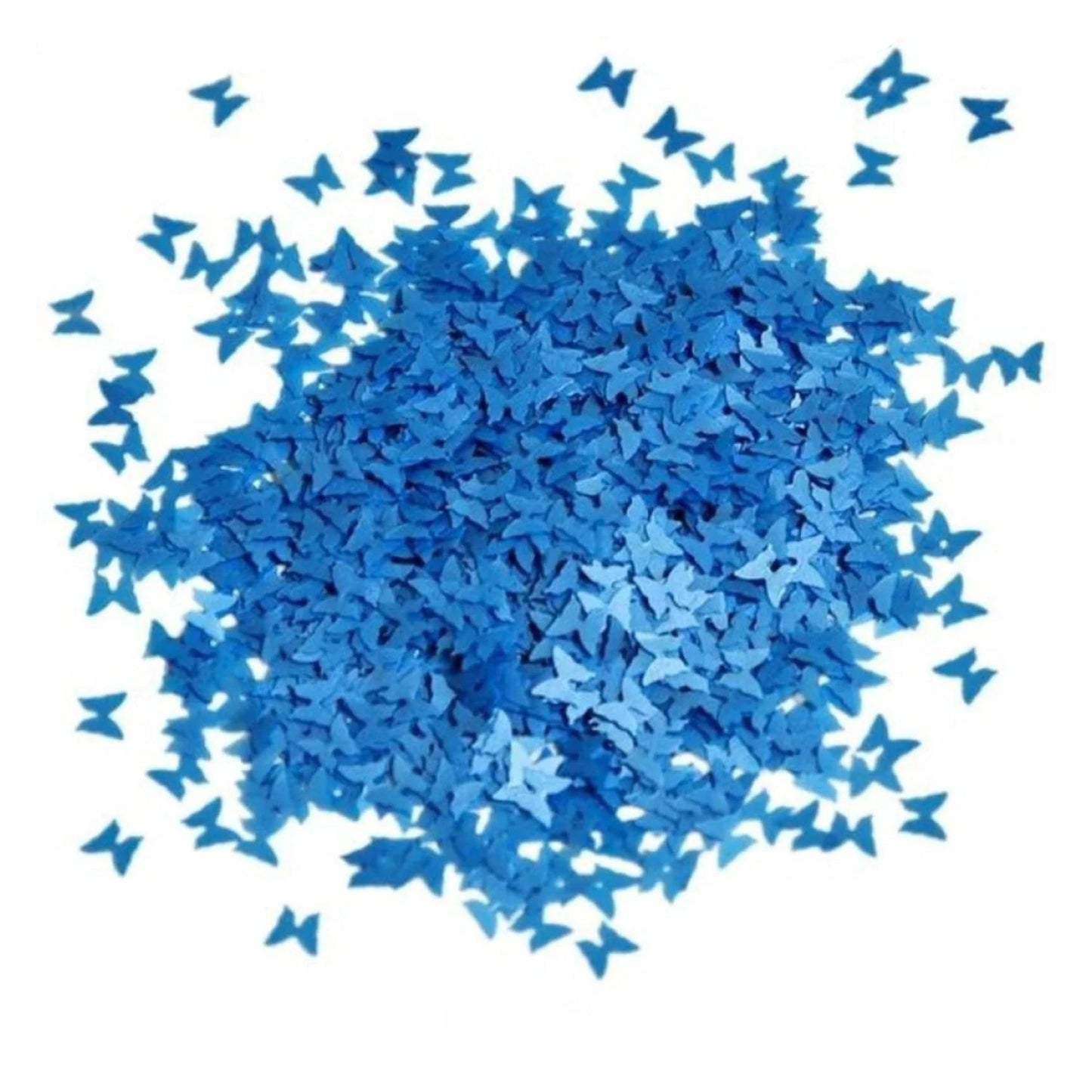 10g Neon Butterfly Glitter for Face Body Nail Art Neon Bright - Blue - Asia Sell