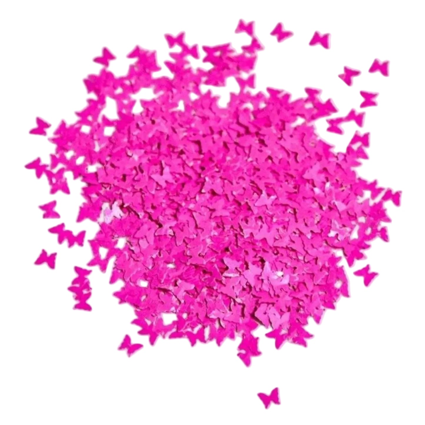 10g Neon Butterfly Glitter for Face Body Nail Art Neon Bright - Pink - Asia Sell