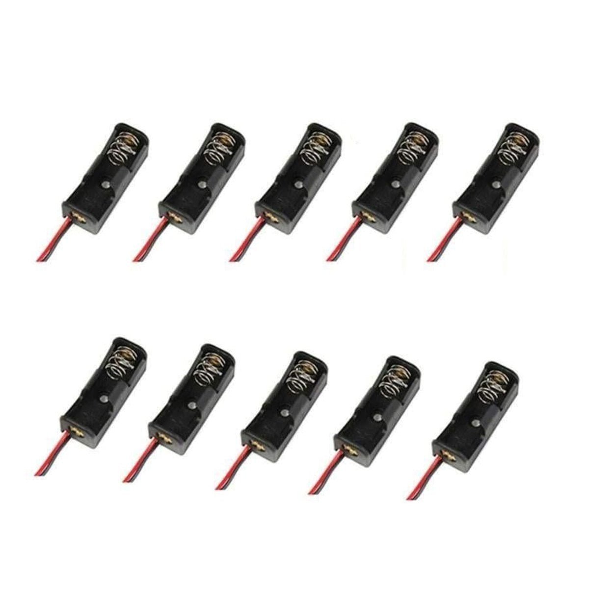 10pcs 23A Battery Holder Black 12V A23 Charger Holder Box Case Wires - - Asia Sell