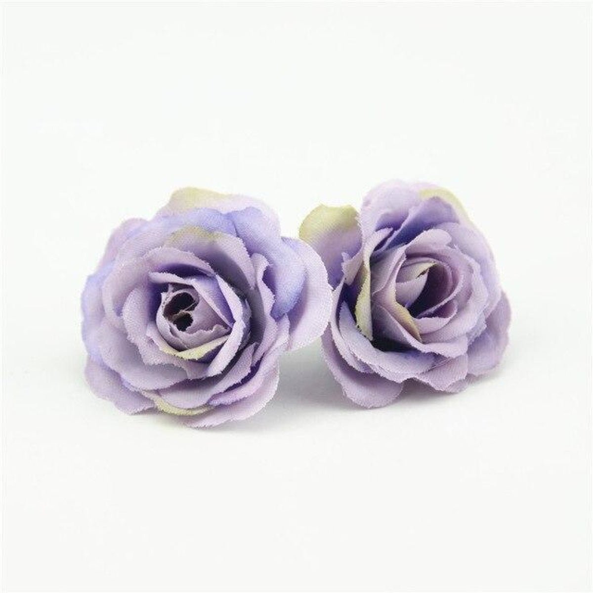 10pcs 2.5cm Mini Rose Cloth Artificial Flower For Wedding Party Home Decorations - Light purple - - Asia Sell