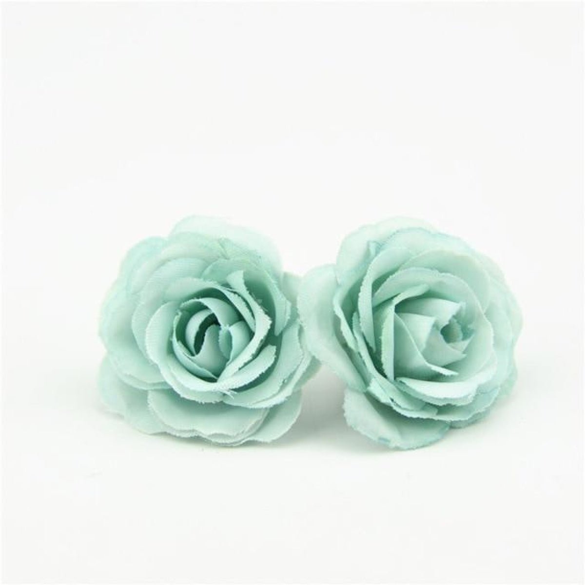10pcs 2.5cm Mini Rose Cloth Artificial Flower For Wedding Party Home Decorations - Tiffany - - Asia Sell