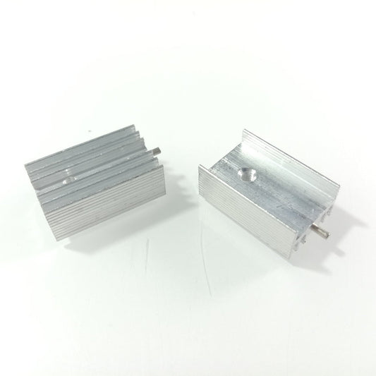 10pcs 25x15x10mm Triode Aluminium Heat Sink TO-220 TO220 Transistor Heatsink Pin - Asia Sell