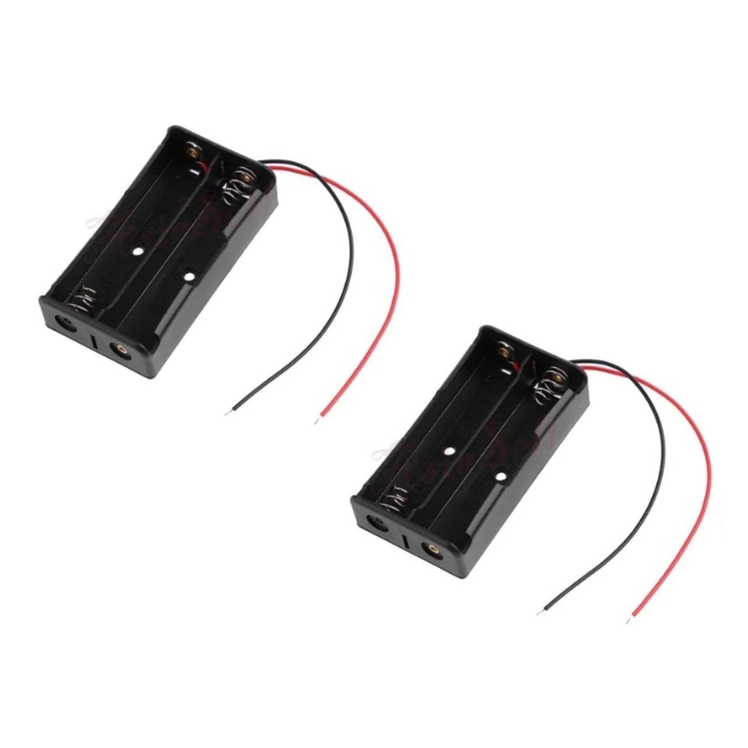 10pcs 2x18650 Battery Holder 3.7V 7.4V Storage Box Case Leads Wires - - Asia Sell