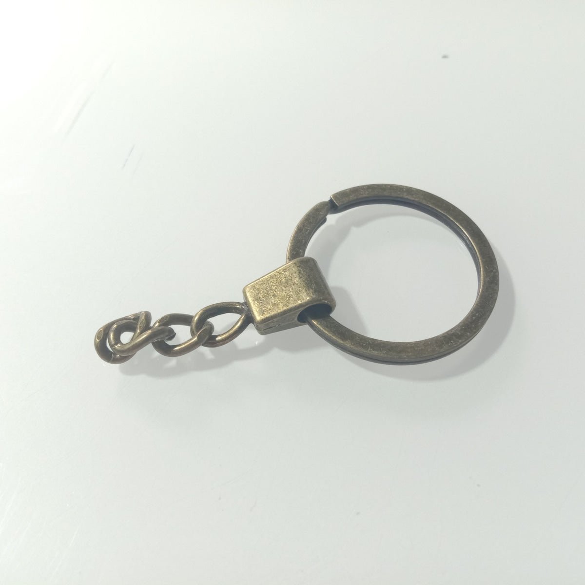 10pcs 30mm KC Gold Bronze Silver Rhodium Keyring Keychain Split Ring Chain Key Rings Key Chains - Bronze - Asia Sell