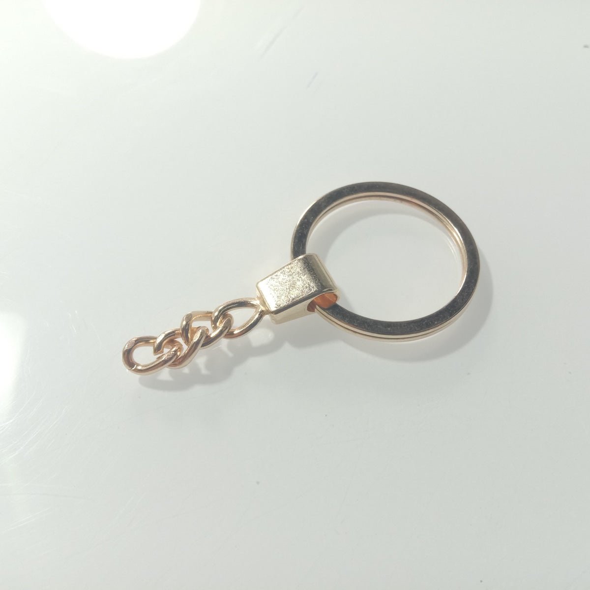 10pcs 30mm KC Gold Bronze Silver Rhodium Keyring Keychain Split Ring Chain Key Rings Key Chains - KC Gold - Asia Sell