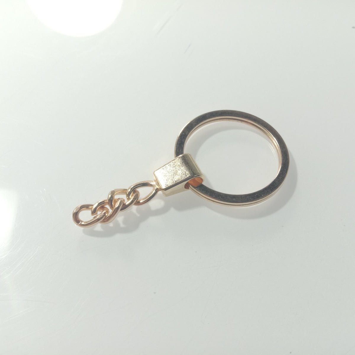 10pcs 30mm KC Gold Bronze Silver Rhodium Keyring Keychain Split Ring Chain Key Rings Key Chains - KC Gold - Asia Sell