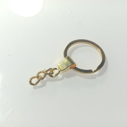 10pcs 30mm KC Gold Bronze Silver Rhodium Keyring Keychain Split Ring Chain Key Rings Key Chains - Mixed - Asia Sell