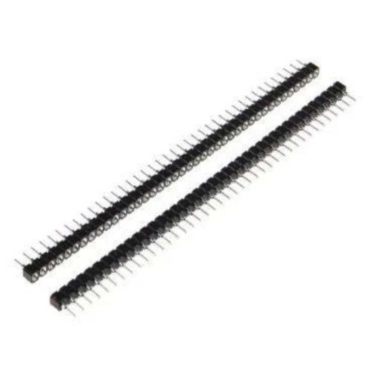 10pcs 40 Pin 1x40 Single Row Female Male 2.54mm Pitch Header Straight Right Angle Adapter - 10x Female Header - - Asia Sell