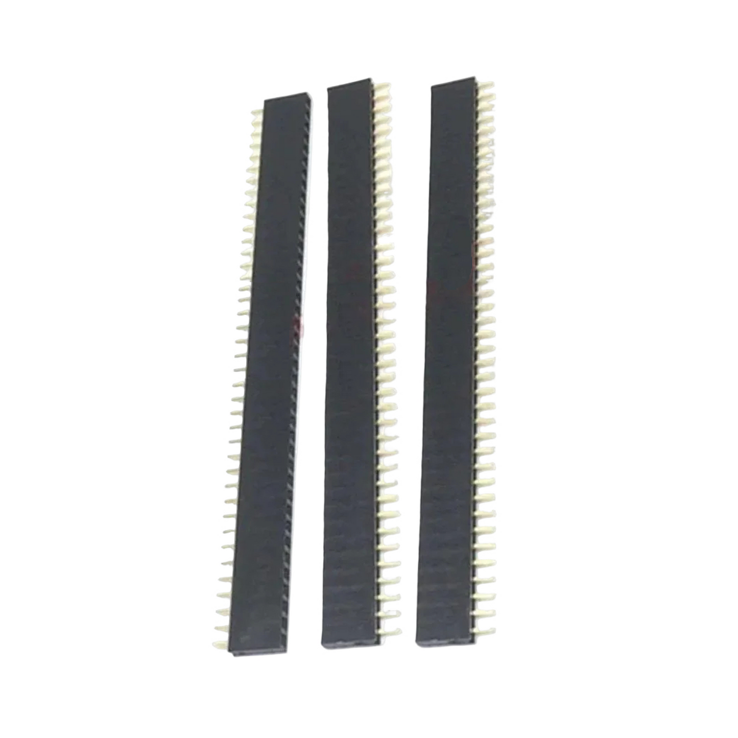 10pcs 40 Pin 1x40 Single Row Female Male 2.54mm Pitch Header Straight Right Angle Adapter - 10x Straight Female - Asia Sell