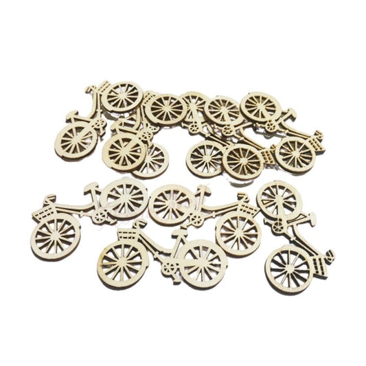 10pcs Bicycle Wooden DIY Craft Wood Scrapbooking - Asia Sell