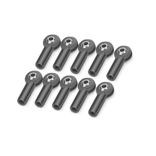 10pcs M4 26mm Link End Holder Ball Head Aluminium Tie Rod Titanium Clockwise - - Asia Sell