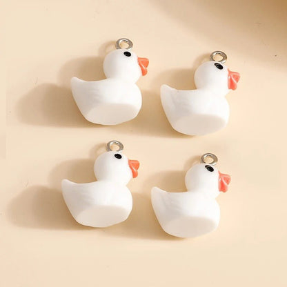 10pcs Miniature Mini Garden Animal Figurines Charms with Loop Pendant Craft - Pigs - Asia Sell