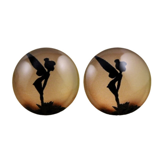 10pcs Photo Glass Fairies 16mm 20mm Flatback Domed Cabochons - 16mm - Asia Sell