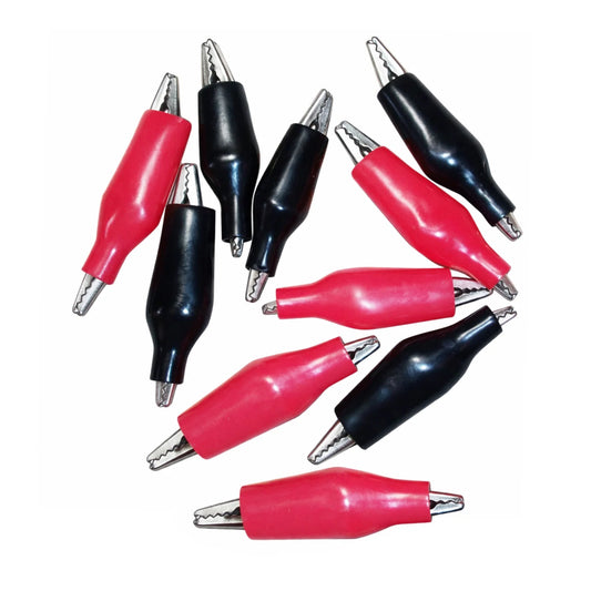 10pcs Metal Alligator Clip Crocodile Electrical Clamp Testing Probe