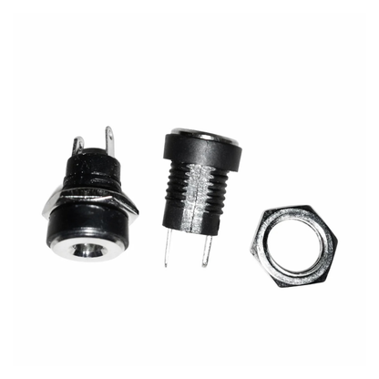 10pcs DC Power Supply Jack 3.5x1.3mm Socket Female Panel Mount Connector DC-022B